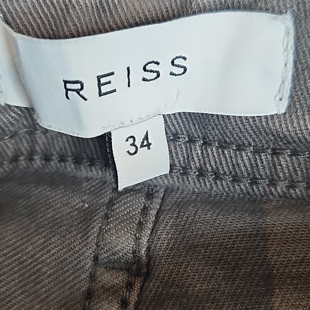Reiss Charcole Slim Denim Jeans - Size 34 - Picture 6 of 7